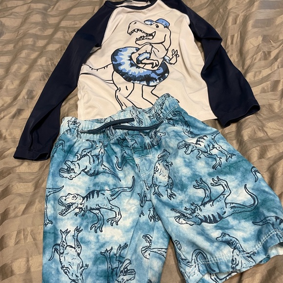 Old Navy Swim 2pc 3t Boys Swim Set Rash Guard And Trunks Old Navy